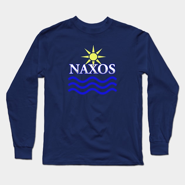 NAXOS-Sun Water Long Sleeve T-Shirt by BLDesign
